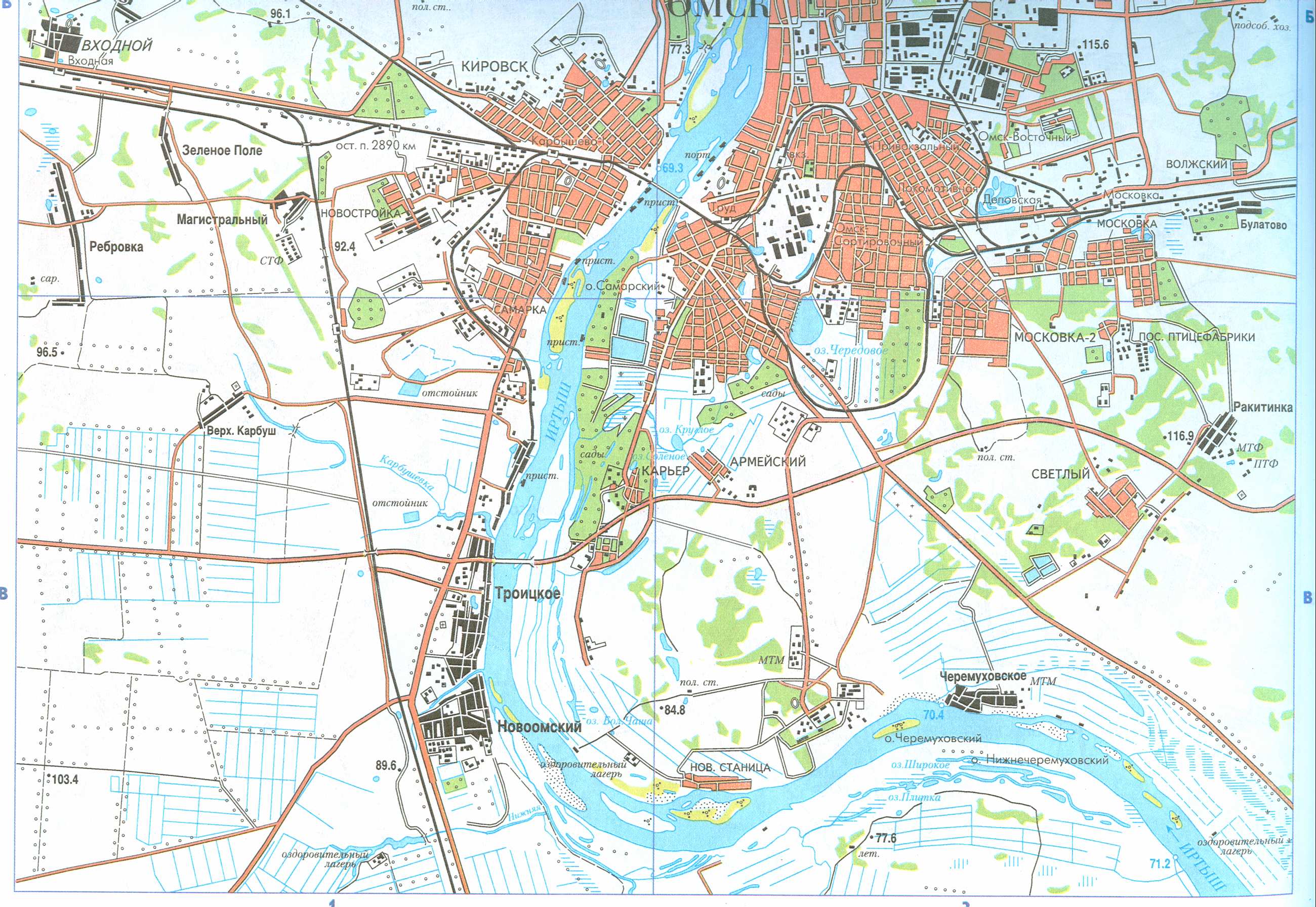 Г омск на карте. Подробная карта Омска. Омск схема города. Карта схема города Омска. Омск карта города с улицами.